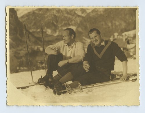 Ettore Guichardaz sugli sci
